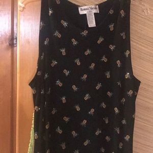 RONI NICOLE/ Nordstrom / black pineapple glitter